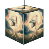 Art Decor Cube Lamp Featuring Ancient of Days by William Blake