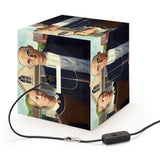 Art Decor Cube Lamp Featuring The American Gothic by Grant Wood