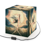 Art Decor Cube Lamp Featuring Ancient of Days by William Blake