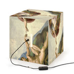 Creation of Adam Cube Lamp – Michelangelo Inspired LED Masterpiece Decor Light
