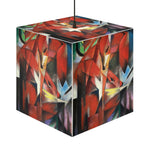 Art Decor Cube Lamp Featuring The Foxes by Franz Marc