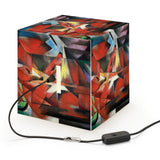 Art Decor Cube Lamp Featuring The Foxes by Franz Marc