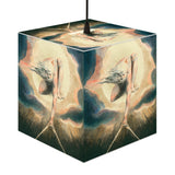 Art Decor Cube Lamp Featuring Ancient of Days by William Blake
