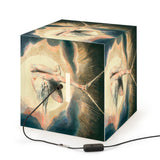 Art Decor Cube Lamp Featuring Ancient of Days by William Blake