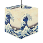 The Great Wave Cube Lamp – LED Art Décor Light Featuring Hokusai’s Iconic Masterpiece