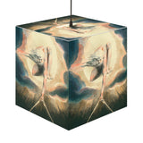 Art Decor Cube Lamp Featuring Ancient of Days by William Blake