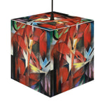 Art Decor Cube Lamp Featuring The Foxes by Franz Marc