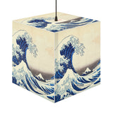 The Great Wave Cube Lamp – LED Art Décor Light Featuring Hokusai’s Iconic Masterpiece