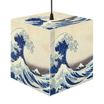 The Great Wave Cube Lamp – LED Art Décor Light Featuring Hokusai’s Iconic Masterpiece
