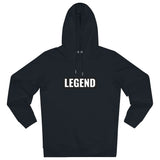 Super driven legend  black motivational eco-friendly hoodie