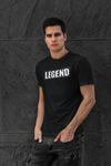 serious looking guy wearing super driven black unique motivational t-shirt a great present for entrepreneurs 