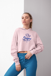 Super Driven -Smoking Cherub-Motivational Crop Hoodie