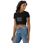 Super driven -Organic Motivational Customizable Crop Top T-shirt