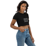 Super driven -Organic Motivational Customizable Crop Top T-shirt