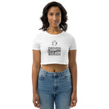 Super driven -Organic Motivational Customizable Crop Top T-shirt