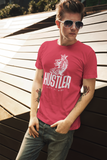 guy nwith tatoos on his arms in red super driven  hustler state of mind  unique motivational t-shirt a great present for entrepreneurs