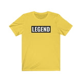 yellow super driven legend unique motivational t-shirt a great present for entrepreneurs 